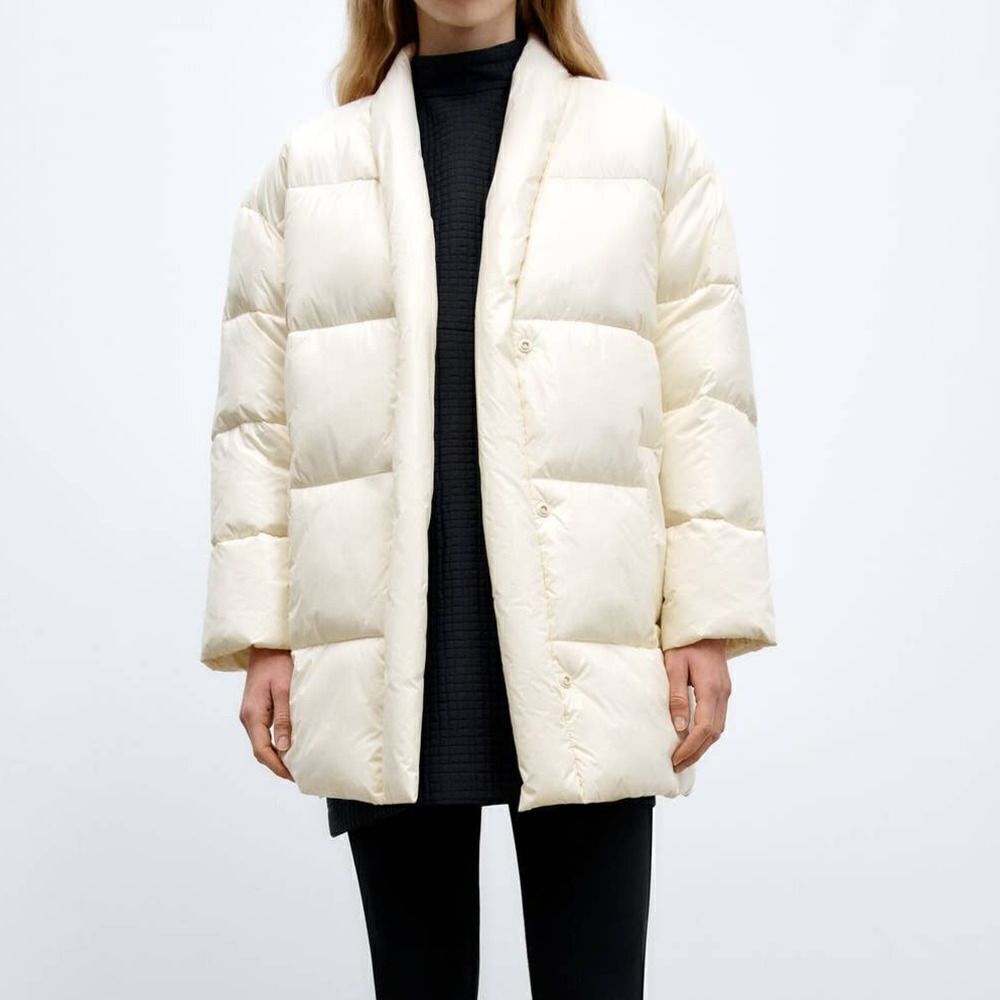 ZARA Minimalistic Padded Jacket New Medium - Picture 5 of 11